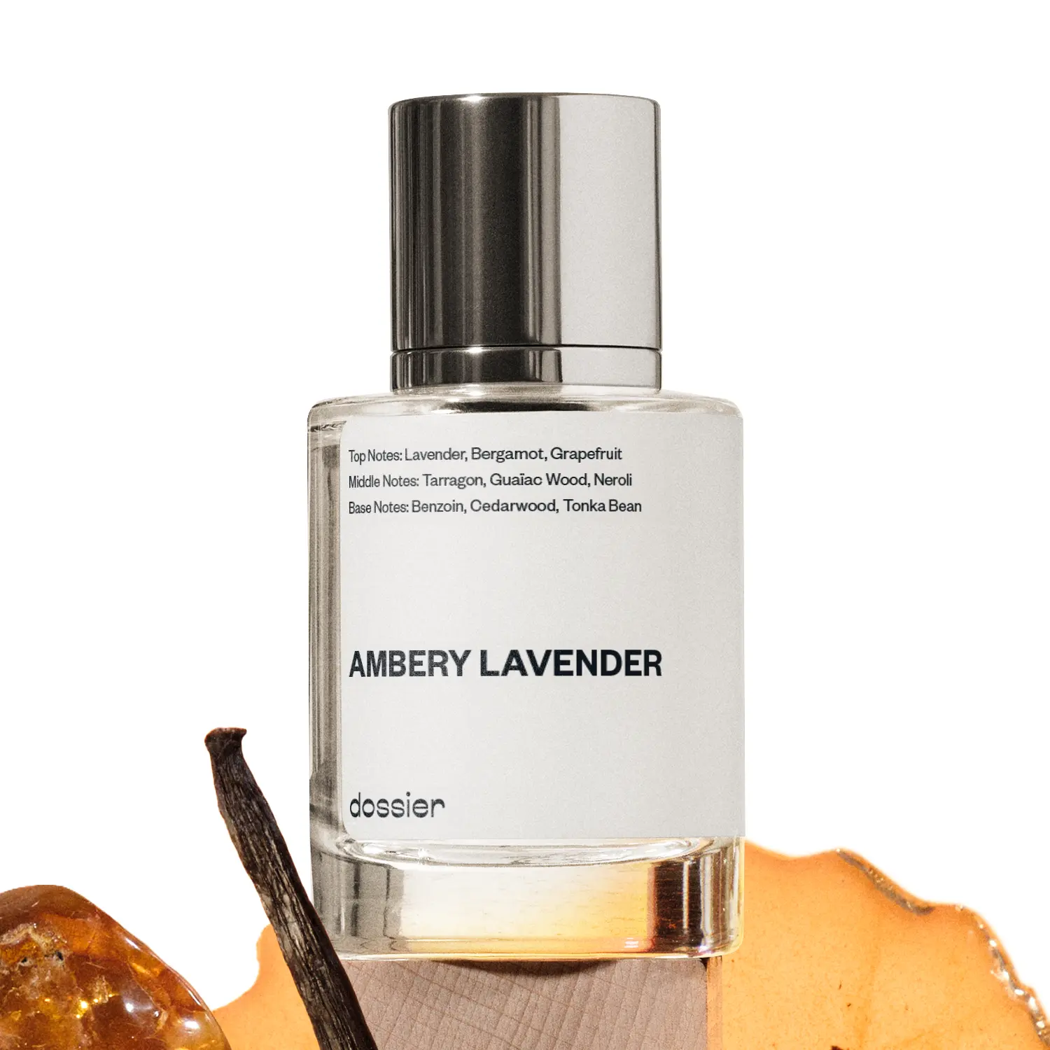 Ambery Lavender, Dossier, Men Perfume, Eau de Parfum, 50ml, Lavender, Bergamot, Grapefruit, Neroli, Benzoin, Tonka Bean Ambery Lavender, Dossier, Men Perfume, Eau de Parfum, 50ml, Lavender, Bergamot, Grapefruit, Neroli, Benzoin, Tonka Bean