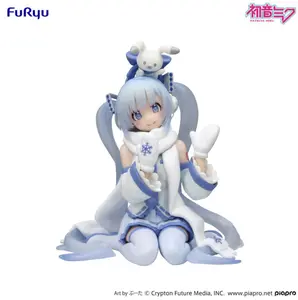 Hatsune Miku - Noodle Stopper Figure -SNOW MIKU Sky Town 10th ver.