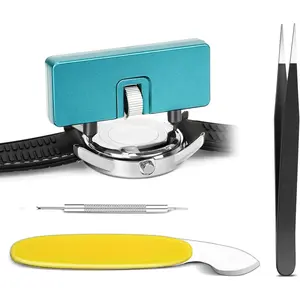 Watch Battery Replacement Tool Kit – Adjustable Case Opener, Watch Band Strap Remover & Pry Back Case Opener, Removal Install Repair Tool for Watch Bands