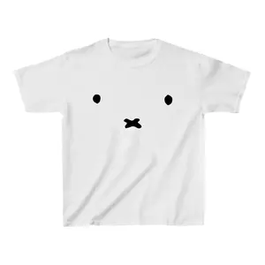 Miffy Baby Tee Shirt - Cute Graphic Tee, Y2K Baby Tee, Coquette