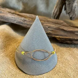 Lover’s knot guitar string bracelet- Small