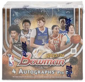 2025/26 Bowman Basketball Hobby Jumbo Box MUST BE OPENED LIVE