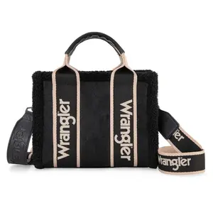 Wrangler Sherpa Mini Canvas Crossbody