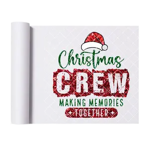 Christmas Crew DTF Transfer - Decorative Sticker for Christmas Memories, Ideal for Stacking and Decoration