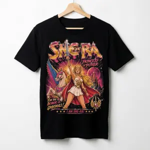 [SALE OFF 50%] She-Ra Princess of Power Tee Vintage 80s Cartoon Graphic Shirt