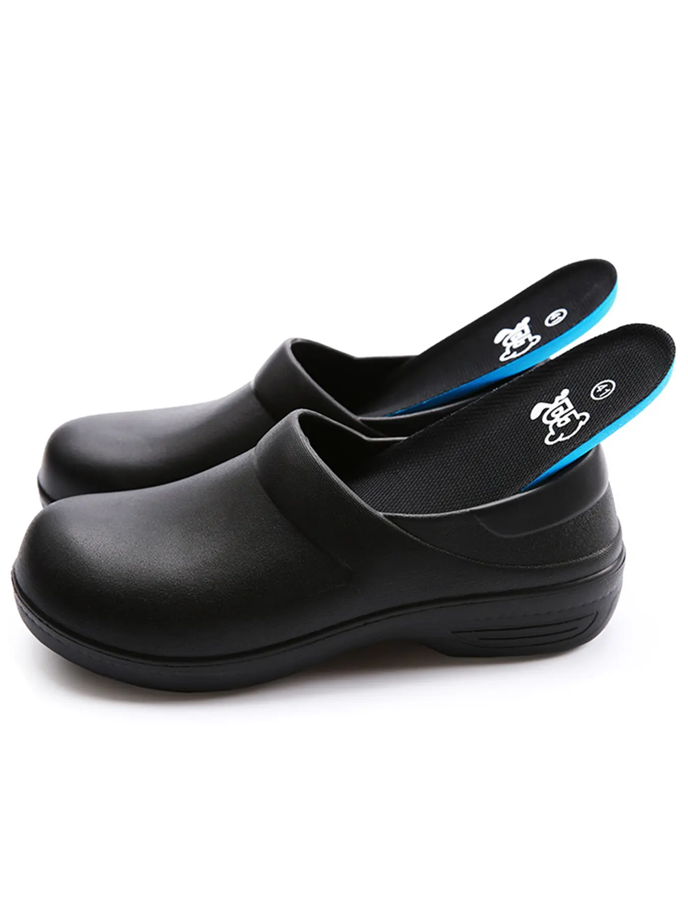 Non-Slip Rain Shoes, Chef Shoes, Doctor Nurse Work Shoes with Insoles, Nonslip Work Shoes, Lightweight Waterproof Anti-Slip Safety Protection Rubber, Waterproof Worker Boots, Workwear Shoes, Safety Footwear