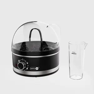 Mini Multifunctional Household Plug-in Egg Cooker Electric,  Mini Portable Self Heating Egg Cooker Pot, Pot Electric With Steamer for Kitchen Camping Perfect Hard Boiled Eggs