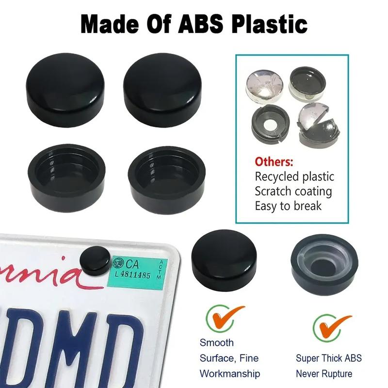 License Plate Frames 2 Pack Stainless Steel License Plate Holders Universal Fit for US Cars 4 Holes No Obstruction to Plate