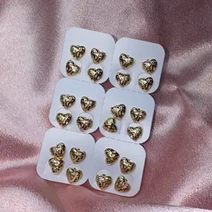 Heart Studs