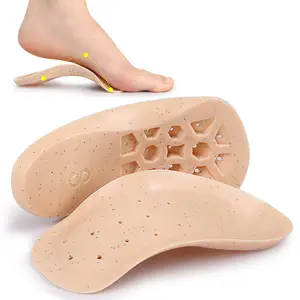 Ageless Orthotics Plantar Fasciitis Relief Low Arch Support Inserts for Women Men 3/4 Length Thin Shoe Inserts Orthotics Insoles for Flat Feet Fallen Arches Foot Pain Relief Heavy Duty Support