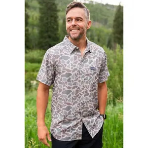 Burlebo Deer Camo Performance Button Up