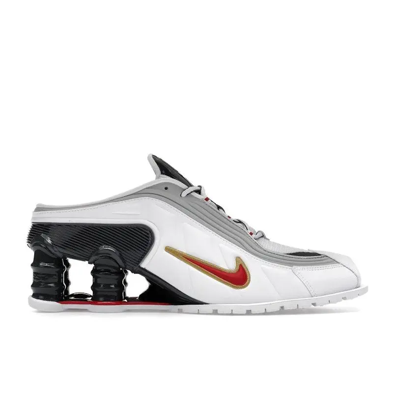 Nike Women's Shox MR4 Mule Martine Rose Metallic Platinum Varsity Red, from StockX