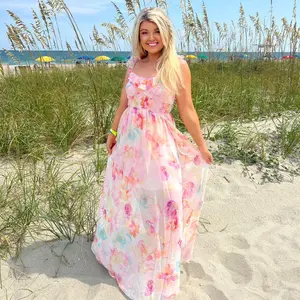 Watercolor Maxi Dress