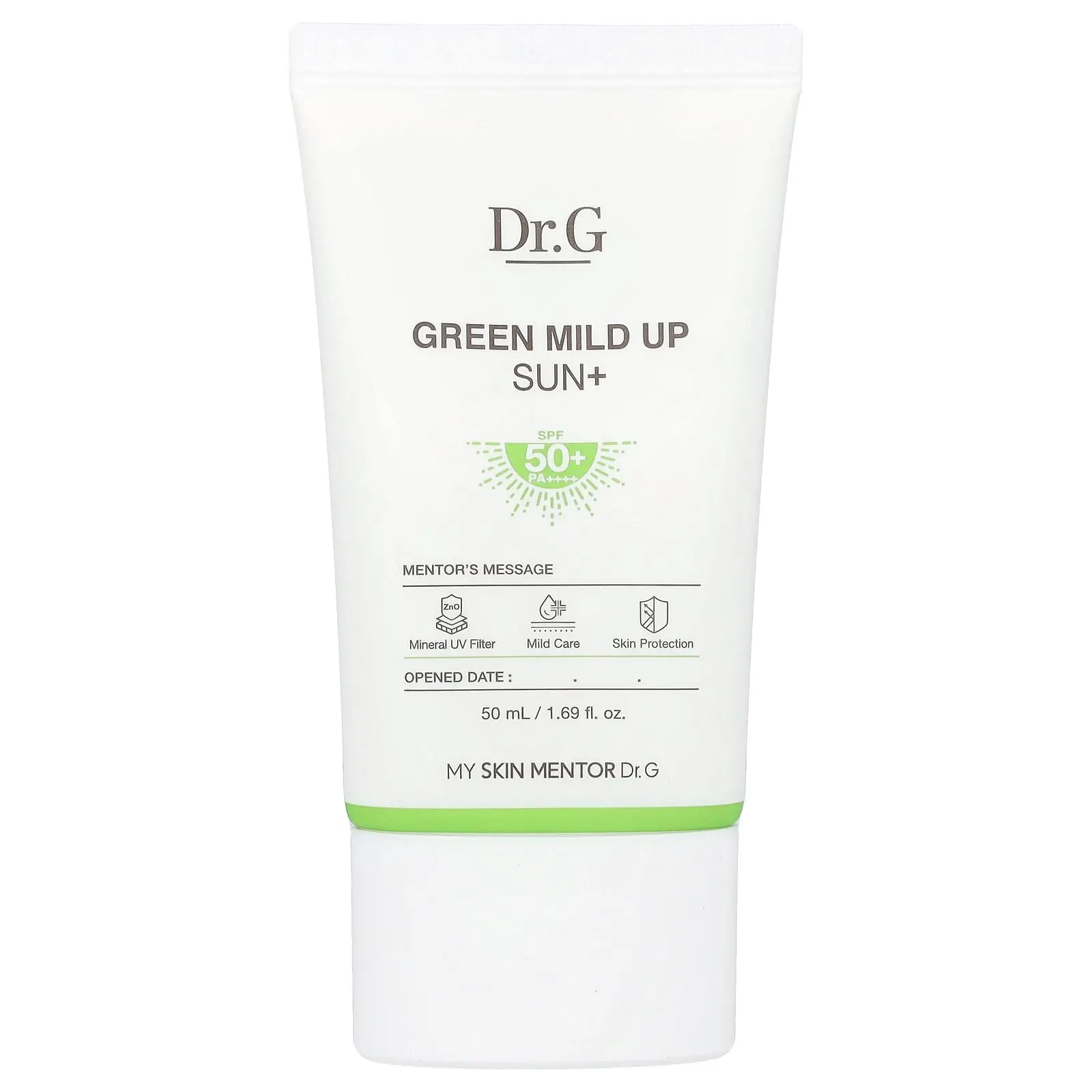 Dr G Green Mild Up Sun+ SPF50+ PA++++- 50ml