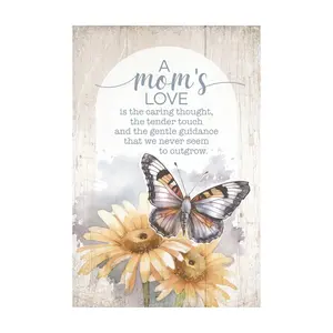 Dexsa A Mom's Love Wood Wall Plaque with Easel