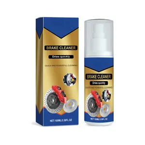 Powerful Brake Cleaner 100ml - Fast-Acting Formula for Effective Oil and Grime Removal with EDTA Disodium & Sodium Bicarbonate - Heavy Duty Degreaser for Car Motorcycle Cleaning