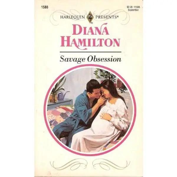 Used Savage Obsession Novel - Harlequin Presents Romance Book by Diana Hamilton, Romance Books