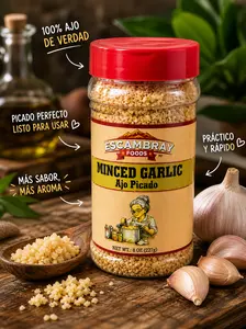 Minced Garlic 8 oz - Ready to use Fresh Garlic Paste for Cooking, Chicken & Seafood