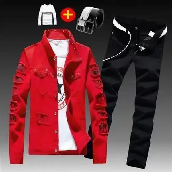setsformenclothingSpringAutumnMensDenimJacket+JeansPantsSetFashionSingleBreastedCoatTrousersTwoPieceDenimsuitClothesSleeveSleevedBasicFormalMenswear setsformenclothingSpringAutumnMensDenimJacket+JeansPantsSetFashionSingleBreastedCoatTrousersTwoPieceDenimsuitClothesSleeveSleevedBasicFormalMenswear