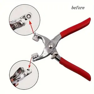 50set Metal Snaps Buttons With Fastener Pliers Press Tool Kit, No-Sew Button Fasteners For Clothes Backpacks, DIY Sewing Tools, Sewing Supplies Crafts, Sewing Accessories