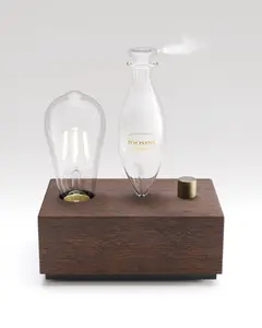 Home Diffuser with Bulb, Waterless Cold Air Essential Oil Diffuser Atomization Technology Scent Diffuser for Large Room Hotel Office