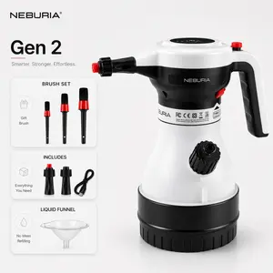 NEBURIA Gen 2 Electric Foam Sprayer – Rechargeable High Pressure Foam Cannon for Car Wash & Home Cleaning | Portable Cordless, Smart Pressure Control
