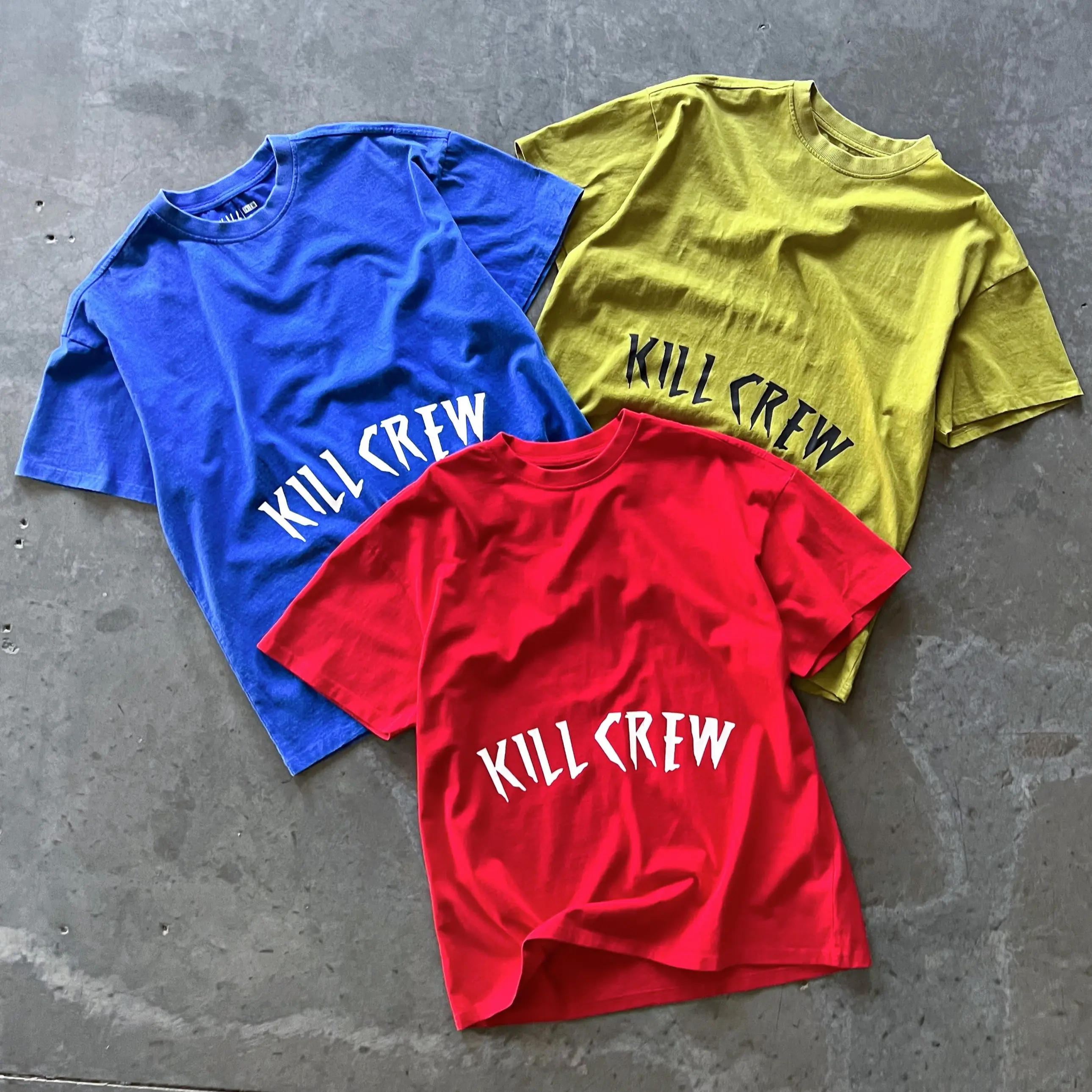Kill Crew Oversized Lux T-Shirt Menswear Top Loose Relaxed Fit Soft Vintage Man Tshirt Streetwear Kill Crew Oversized Lux T-Shirt Menswear Top Loose Relaxed Fit Soft Vintage Man Tshirt Streetwear