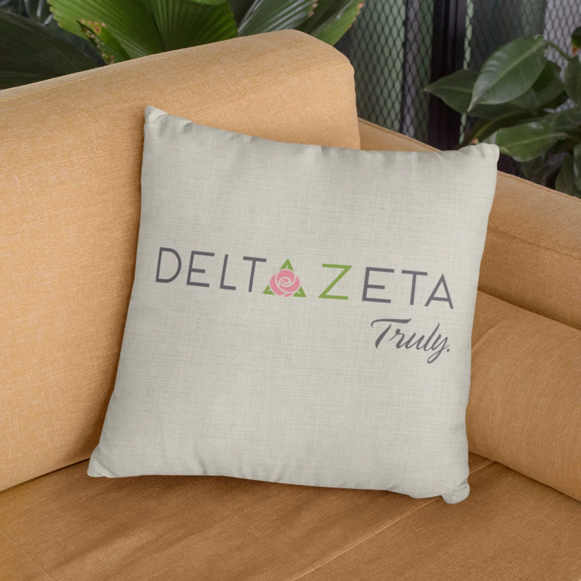 Delta Zeta Sorority Pillow - Perfect Big Little Gift!