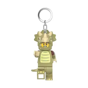 LEGO Minifigures Keychain Light Triceratops Costume Fan