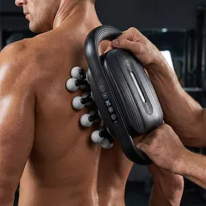 24-Head Fascia Gun, Professional Massage Toolfor Muscle Relief, High-Quality USB RechargeableMassagers, Ideal for Athletes & FitnessEnthusiasts