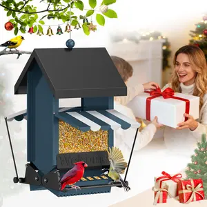 Your Backyard Bird Theater. Watch & Attract Wild Birds with the Squirrel-Proof Wildpark Feeder. Durable, Beautiful, the Perfect Gift for Mom & Dad. metal birdfeeder