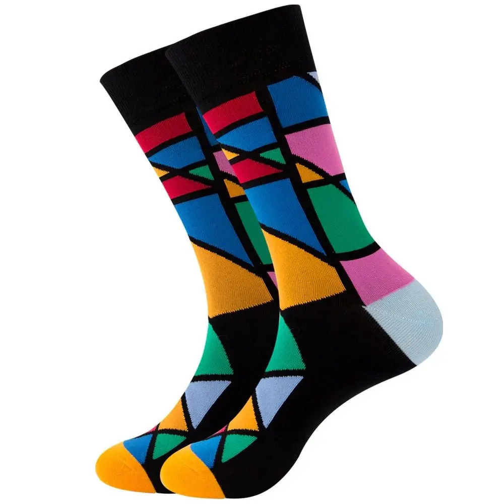 Geometric Pattern Socks from the Sock Panda (Adult Large - Men's Shoe Sizes 8-12)