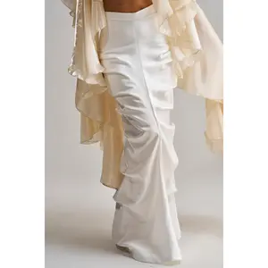 FEELING THE VIBES SATIN MAXI SKIRT