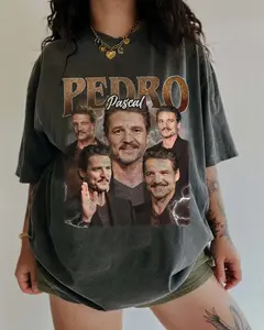 Pedro Pascal Renaldo SNL Comfort Colors Unisex Tshirt For Fan, Pedro Pascal Movie 90s Retro Bootleg Shirt, Fan Merch Celebrity Crush, Style Cotton Top