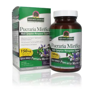 Nature's Answer Pueraria Mirifica 150mg Support Blend 60-Capsules | Multi-Symptom Menopause Support | Gluten-Free, Non-GMO, Vegan, No Artificial Flavors or Preservatives | Single Count