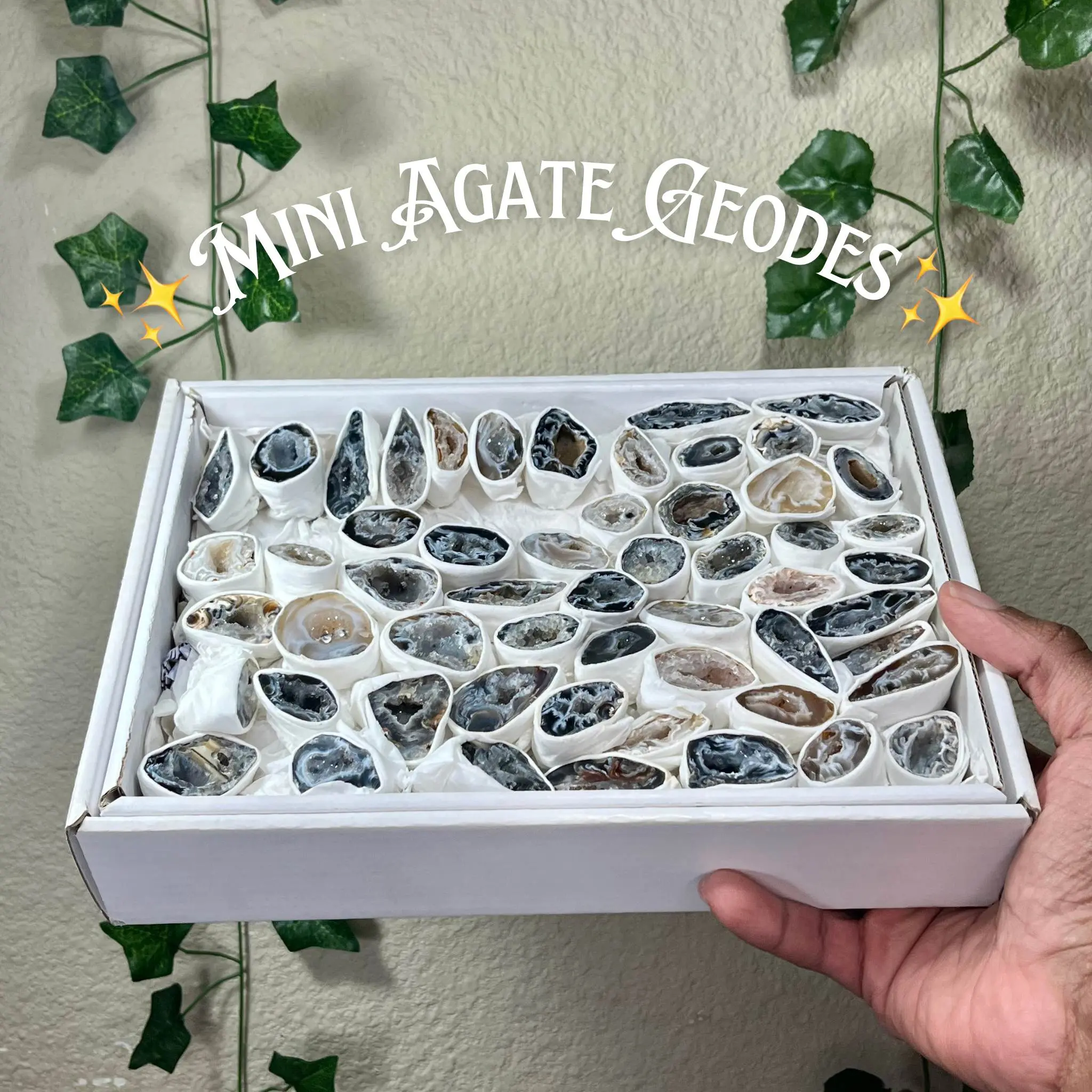 Mini Druzy Agate Geodes Mini Druzy Agate Geodes