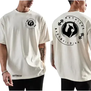Mythicos Fitnesswear Pump Cover - 100% Soft Spun Cotton for Ultimate Comfort Sport T-Shirt