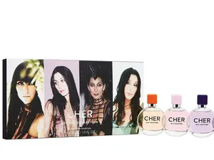 Cher Decades Collection 4 Piece Fragrance Set Eau De Parfum -1oz