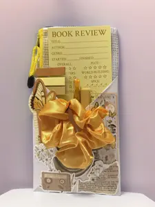 Deluxe Sprayed Edge/Hardback  Blind Date with a Book Bundle Hand-Wrapped with Adorable Stickers & Stylish Scrunchie Perfect for Book Lovers & Gifts Romance Thriller Fantasy & More Genres Available