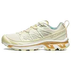 Salomon XT-6 Expanse Cottage Core Mesh Low-Top Outdoor Shoes for Men and Women with Comfort, Grip, and Breathability in Beige