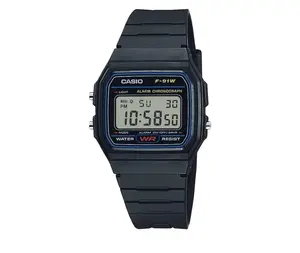 Unisex Vintage Waterproof Digital Watch Metallic - Retro-Inspired Gray Dial, Quartz Powered, Sturdy Mineral Window, 36.8 mm