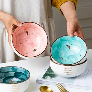 Ceramic Breakfast Salad Bowl / Cute Eating Bowl