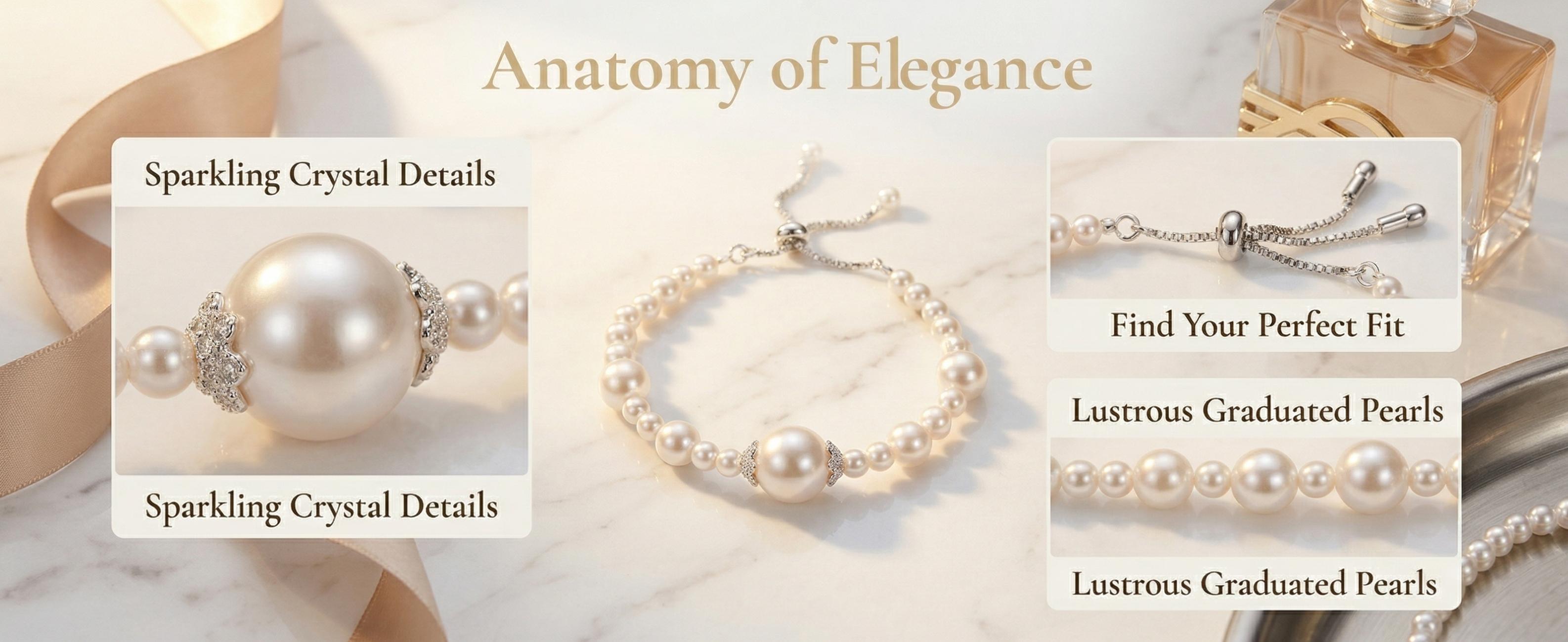 French Vintage-Inspired Pearl Bracelet — Light Luxury, Niche Design, and Refined Elegance; A Versatile, High-End Beaded Accessory
