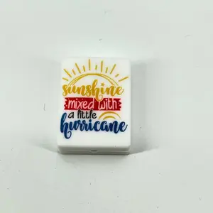 Sunshine mixed with a little hurricane silicone focal bead