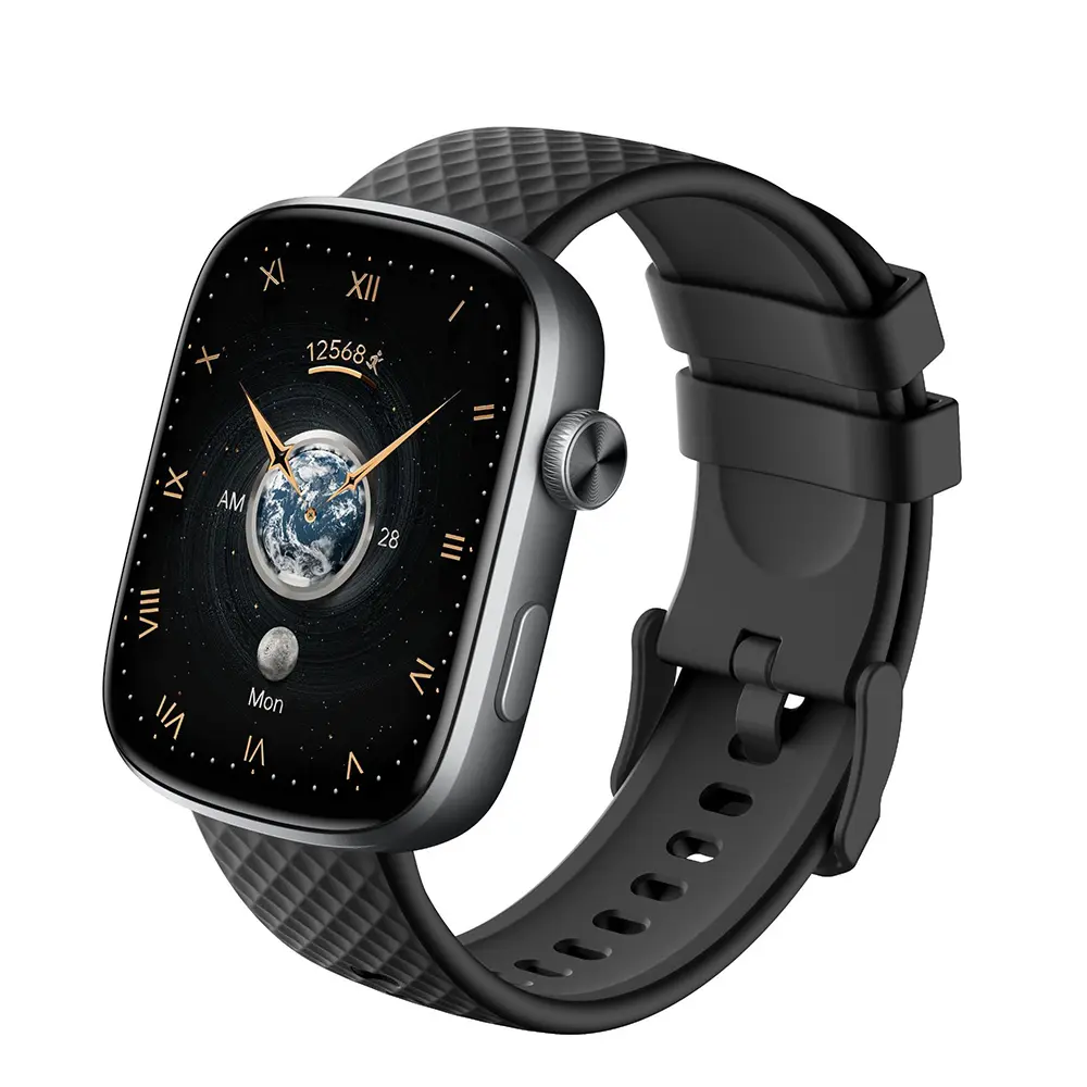 Men's Multifunctional Smart Wristwatch - 1.95" Touchscreen Fitness Tracker with IP68 Rating, Pedometer, Heart Rate Monitoring, Sleep Tracking, Blood Oxygen Health Sensors, iPhone/Android Compatible, Fathers' Day Gift