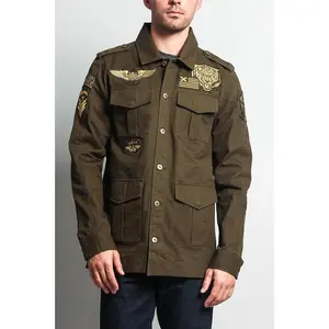 Patched Army Jacket