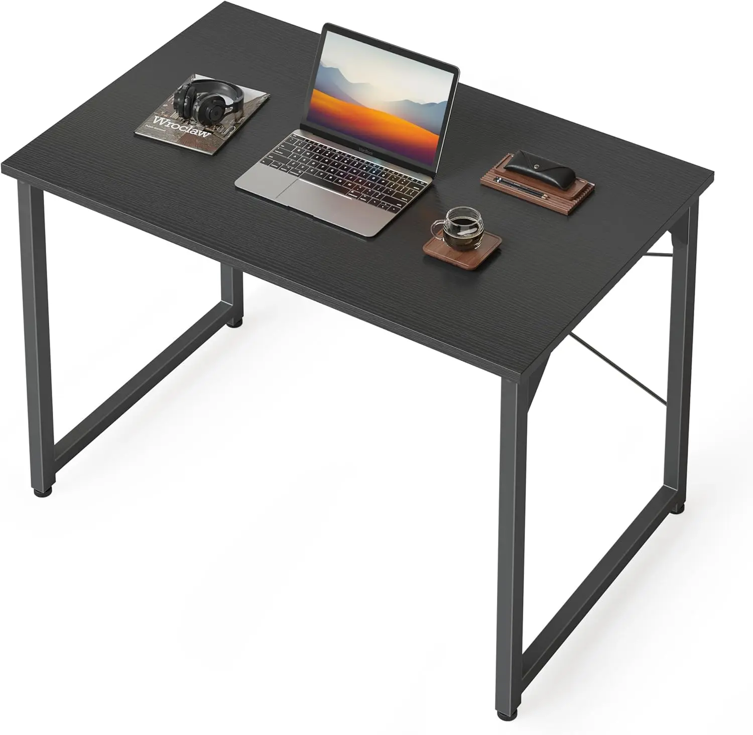 Small Computer Desk, 32 inch Home Office Kids Desk for Bedroom and Small Spaces, Modern Simple Cheap Table for Studying, Writing, Working, Black