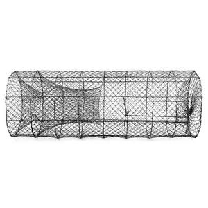 Nets & More Catfish Wire Trap Hoop Net 19" Diameter 48" Long 1" Mesh Netting Not Collapsible Made in USA