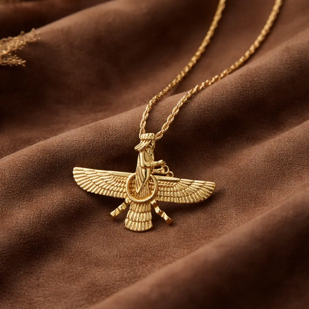 Faravahar necklace