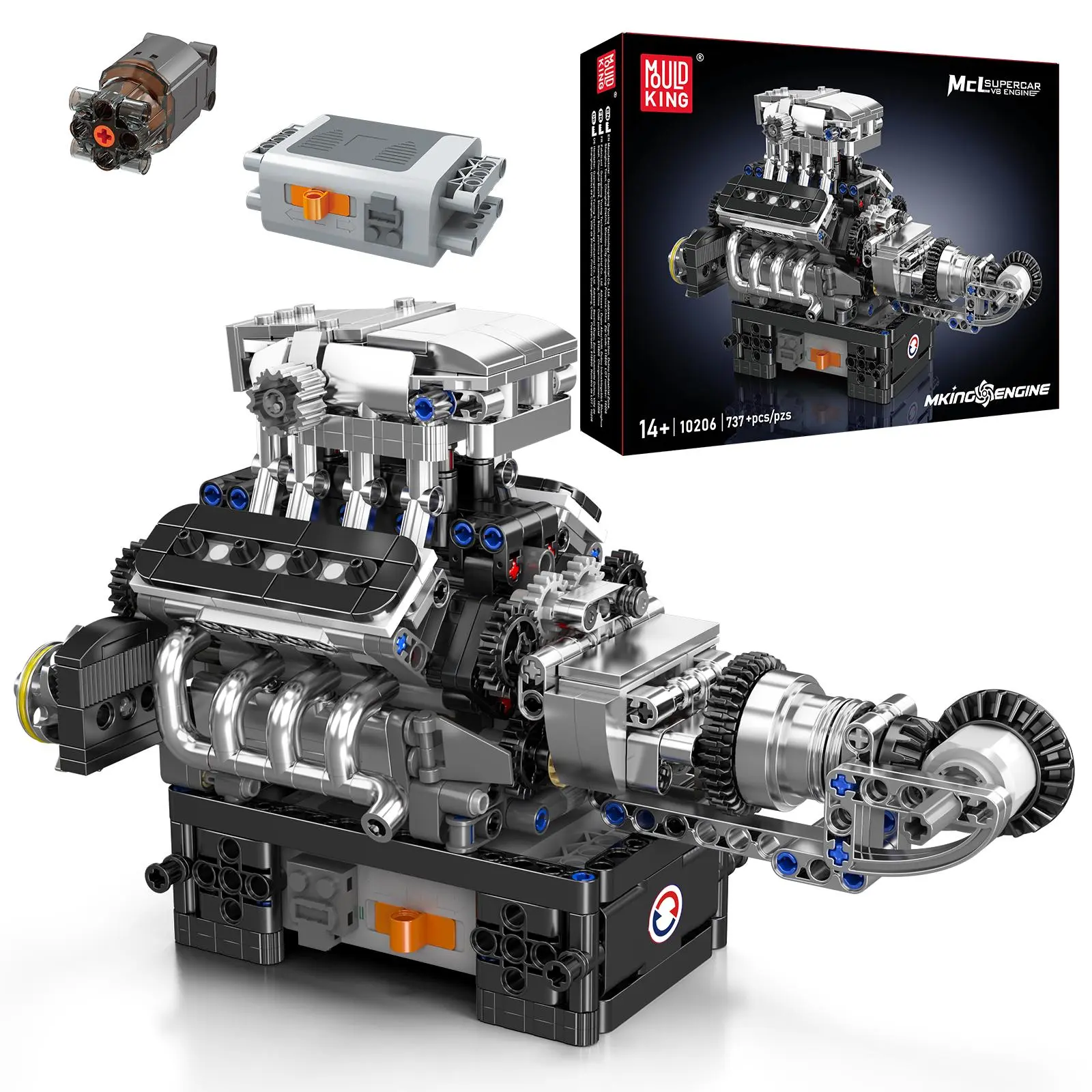 Mould King 10206 V8 Engine Supercar Motor Model Building Block Kid Adult Toy Constrution STEM DIY Gift 737 Pcs springtok - TikTok Shop Mould King 10206 V8 Engine Supercar Motor Model Building Block Kid Adult Toy Constrution STEM DIY Gift 737 Pcs springtok - TikTok Shop